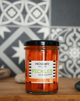 Mixed Pickles - Gurken Karotten Ingwer - Bretagne - Bretagne Allerlei - französische Feinkost - bretonische Spezialitaet - französische Spezialitaet - BZH